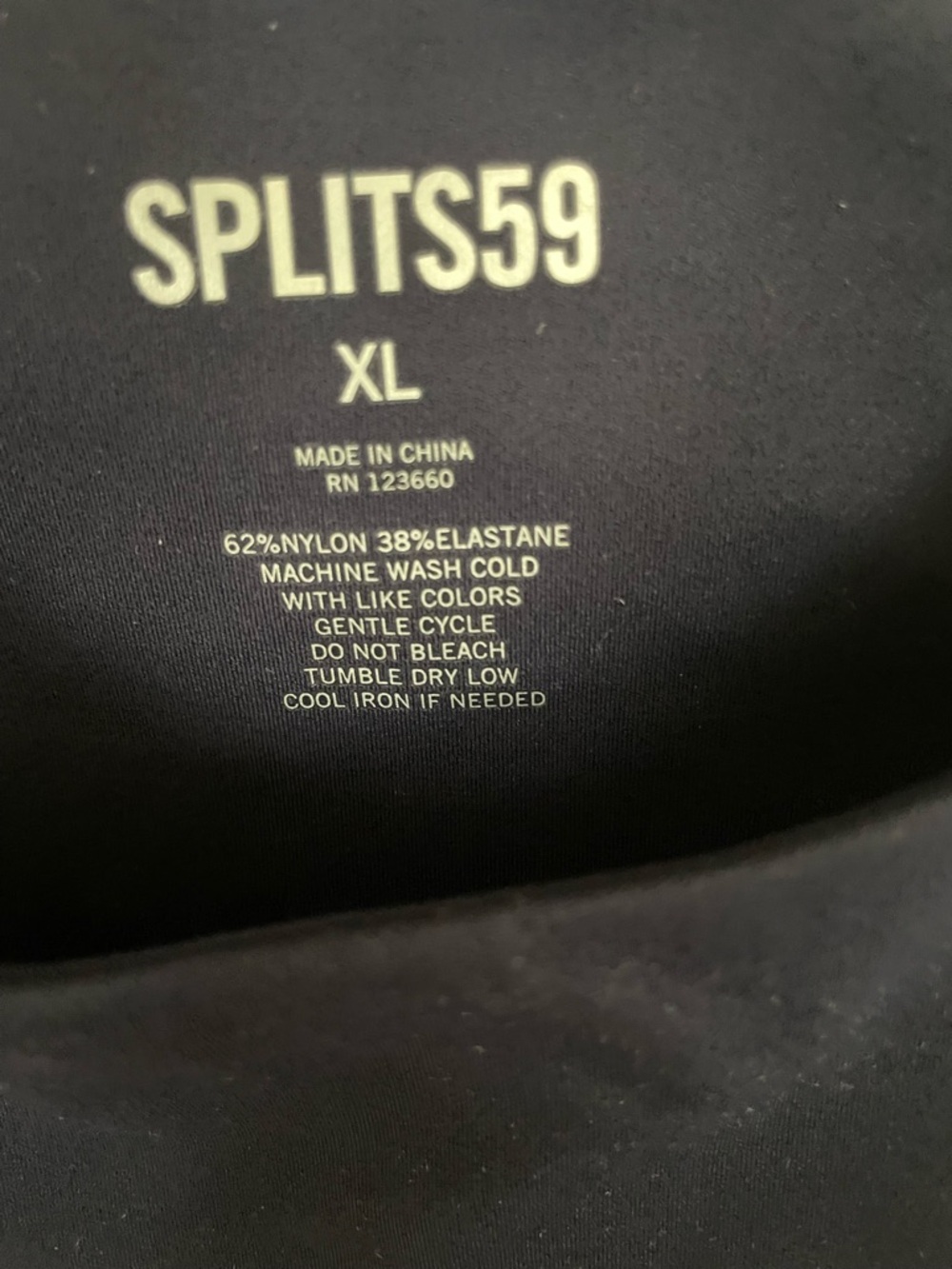 Splits59 Navy High-Neck Racerback Tank - Picture 3 of 5